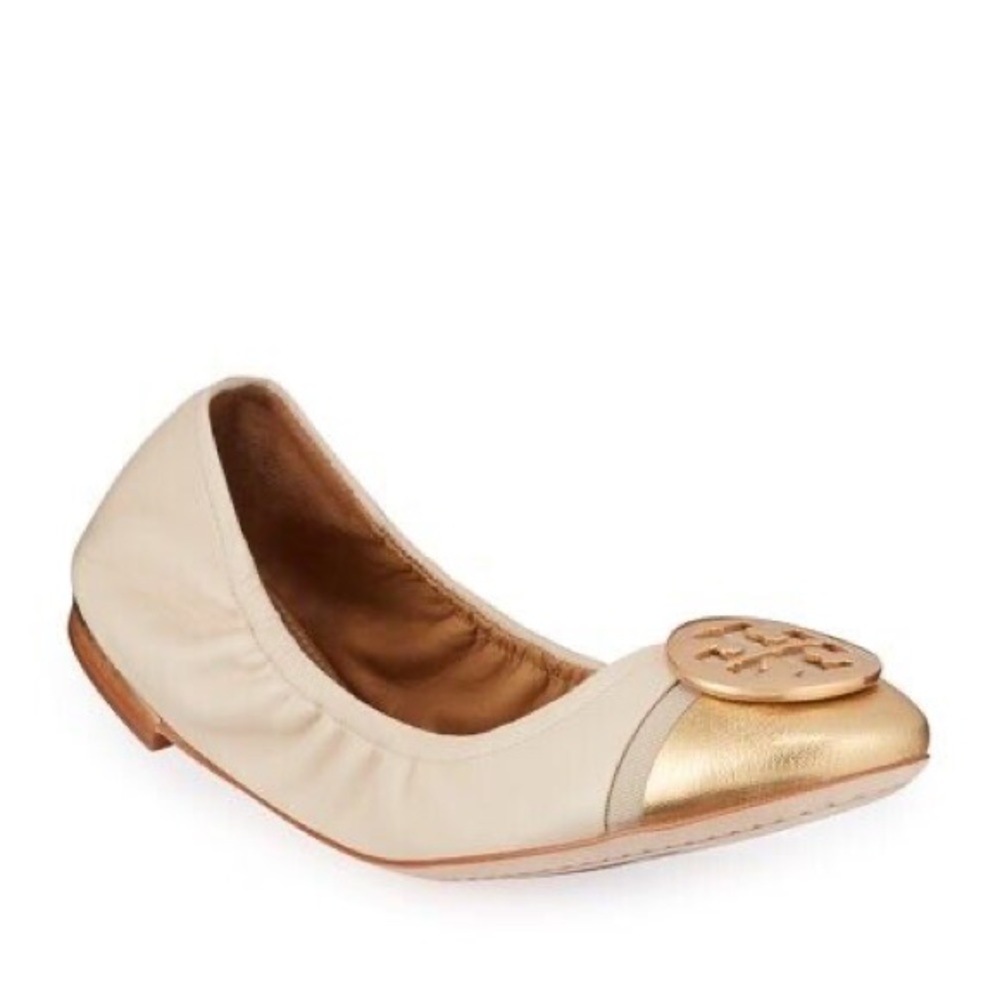 Tory Burch Minnie Cap-Toe Ballet